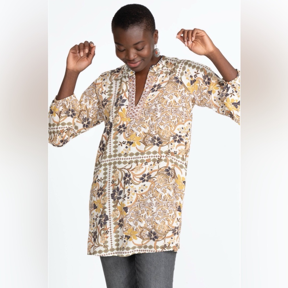 Johnny Was Phoenix Tunic Top